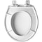 B & K Mayfair by Bemis Caswell Slow Close Round White Plastic Toilet Seat 80SLOW-000 - alternate 3